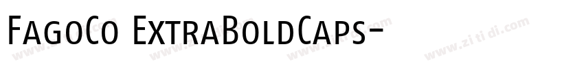 FagoCo ExtraBoldCaps字体转换